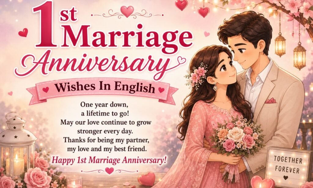 1st Marriage Anniversary Wishes In Hindi
