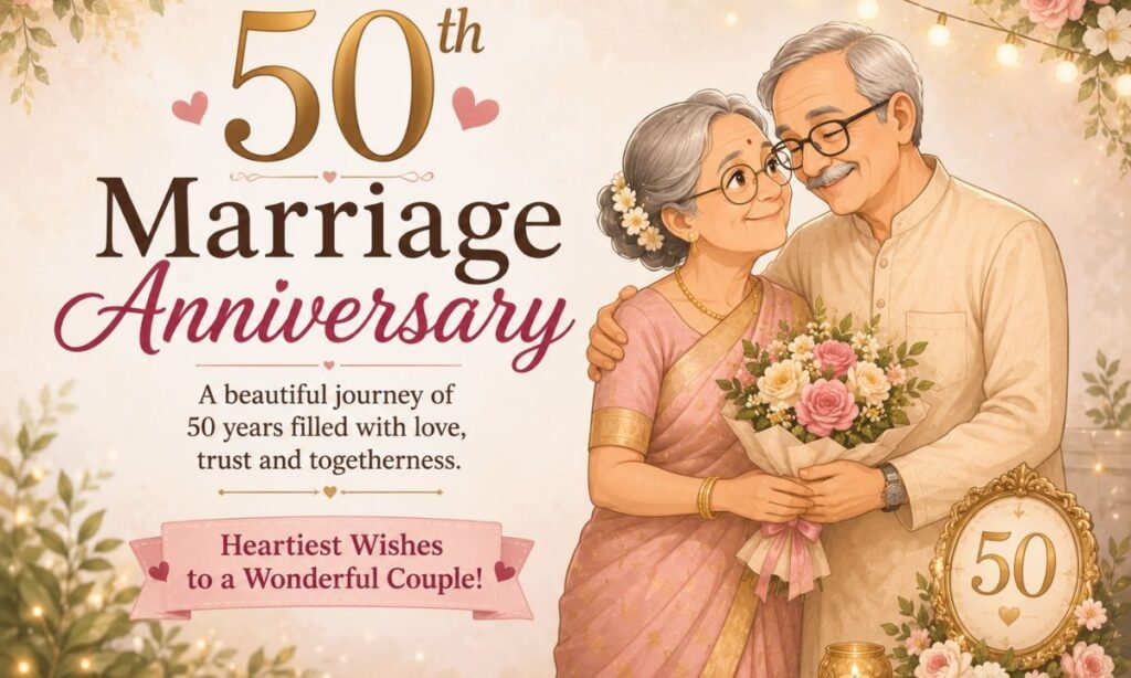 50th Marriage Anniversary Wishes In Hindi