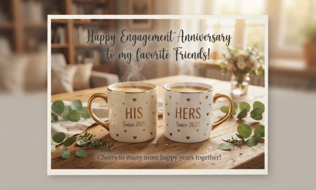 _Engagement Anniversary Wishes For Friends