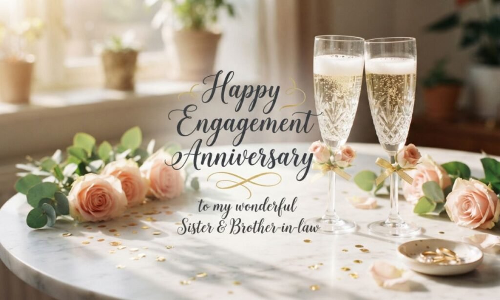 Engagement Anniversary Wishes For Sister
