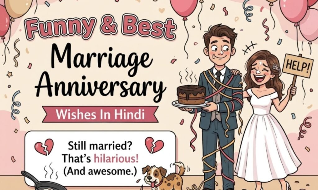Funny & Best Marriage Anniversary Wishes In Hindi