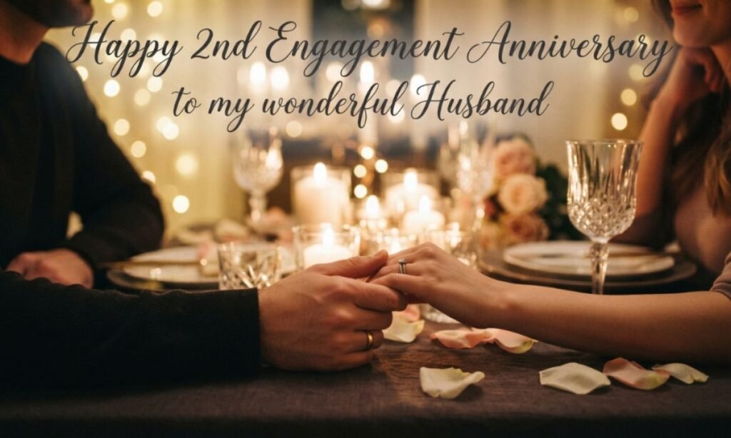 Happy 2nd engagement anniversary Wishes to Husband