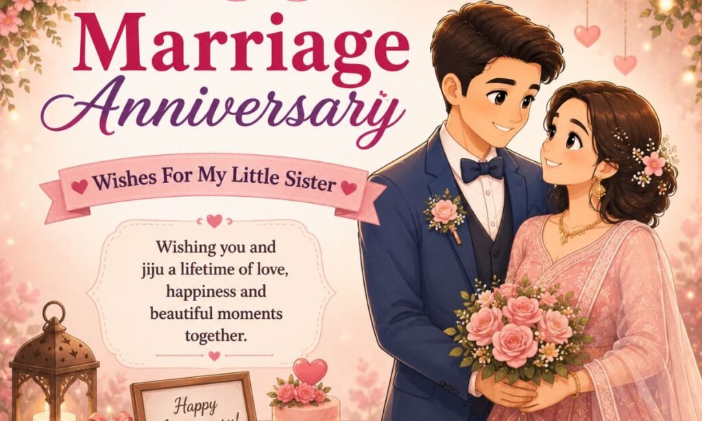 Little Sister Marriage Anniversary Wishes In Hindi