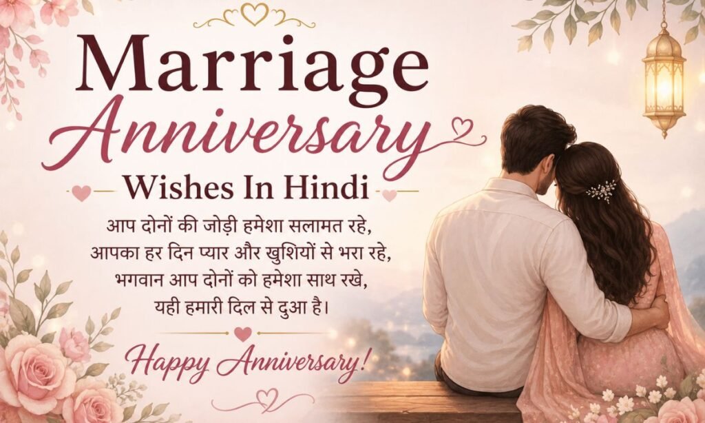 _Marriage Anniversary Wishes In Hindi Couple