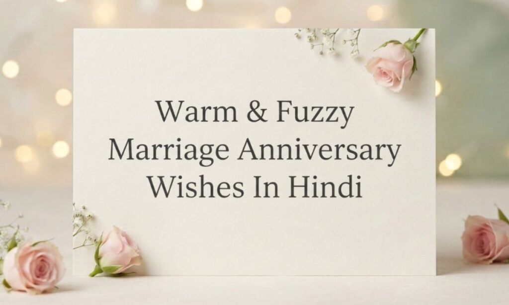 _Warm & Fuzzy Marriage Anniversary Wishes In Hindi