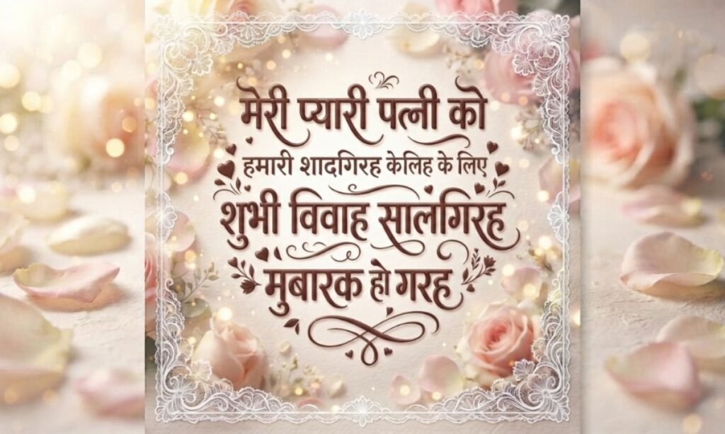 anniversary wishes in hindi for wife