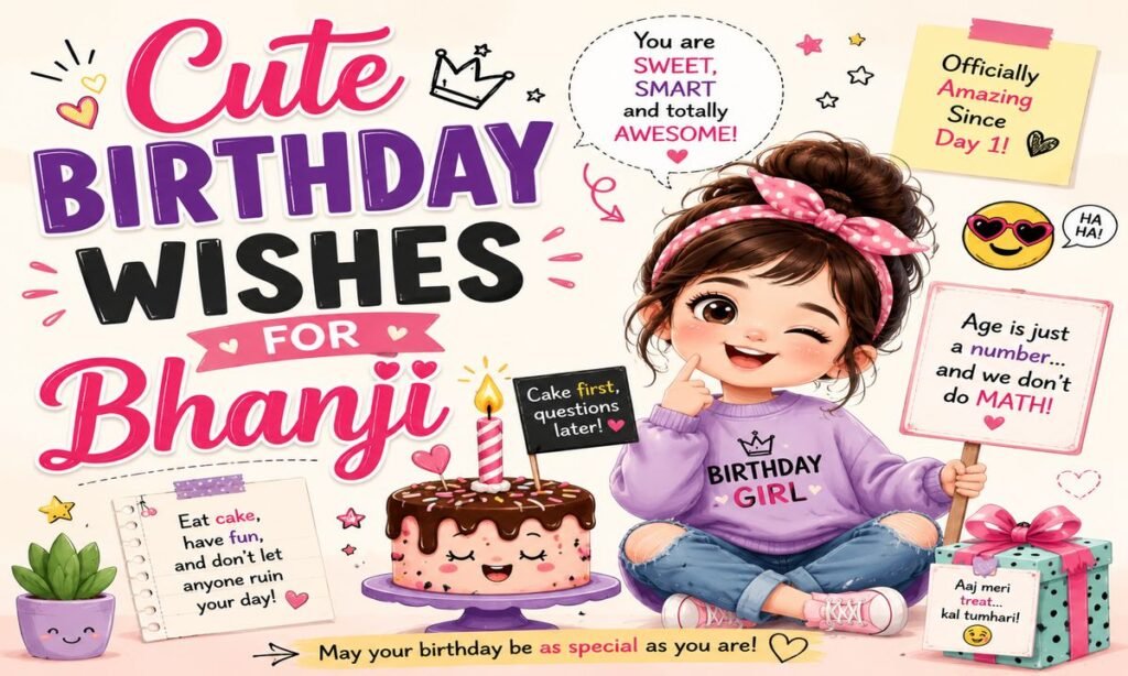 cute birthday wishes for bhanji