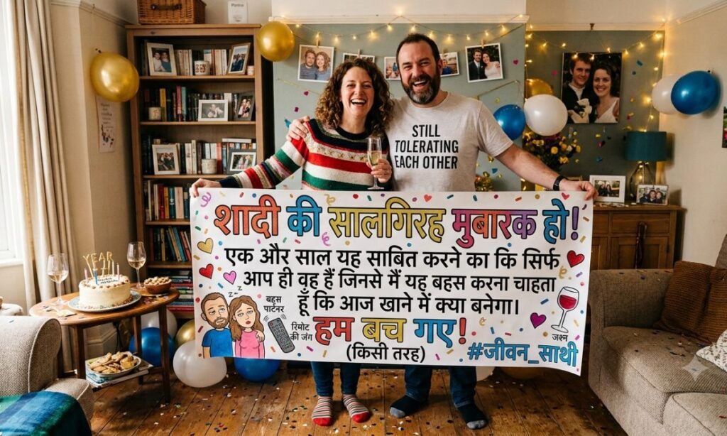 funny anniversary wishes in hindi