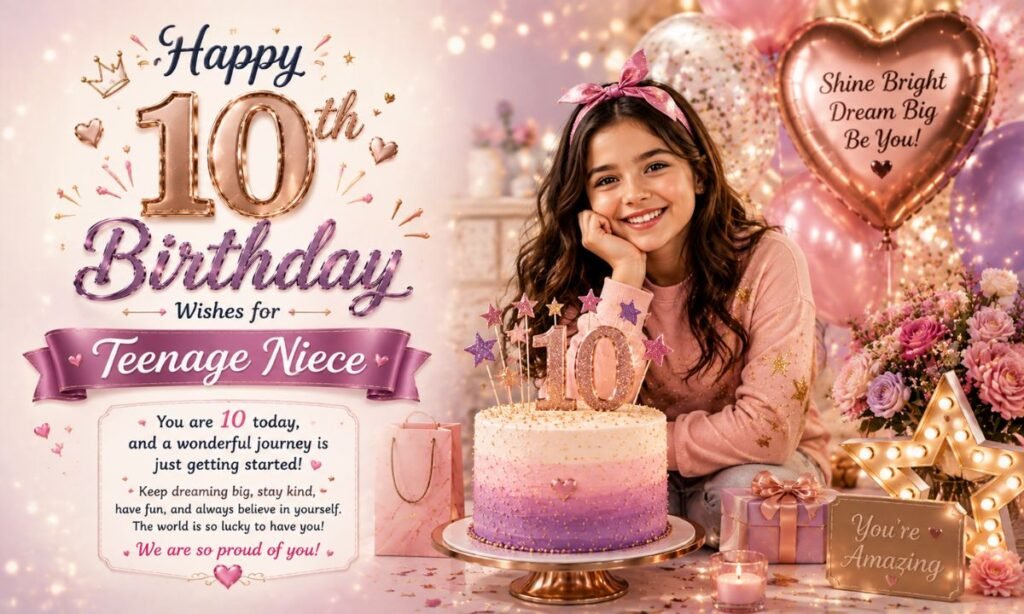 10th happy birthday to niece
