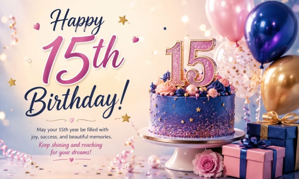 15th birthday wishes for nephew