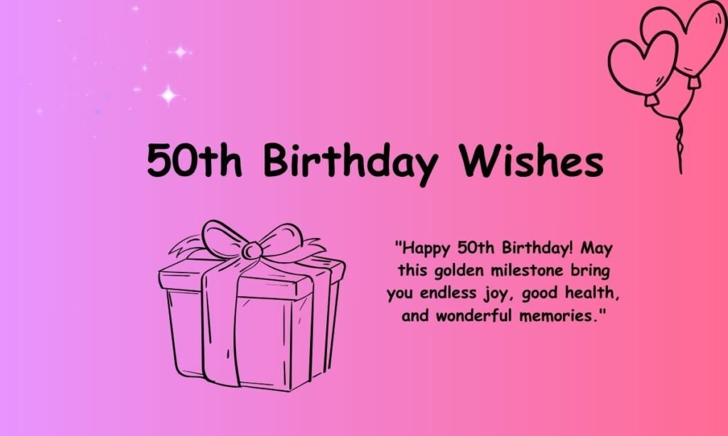 50th Birthday Wishes