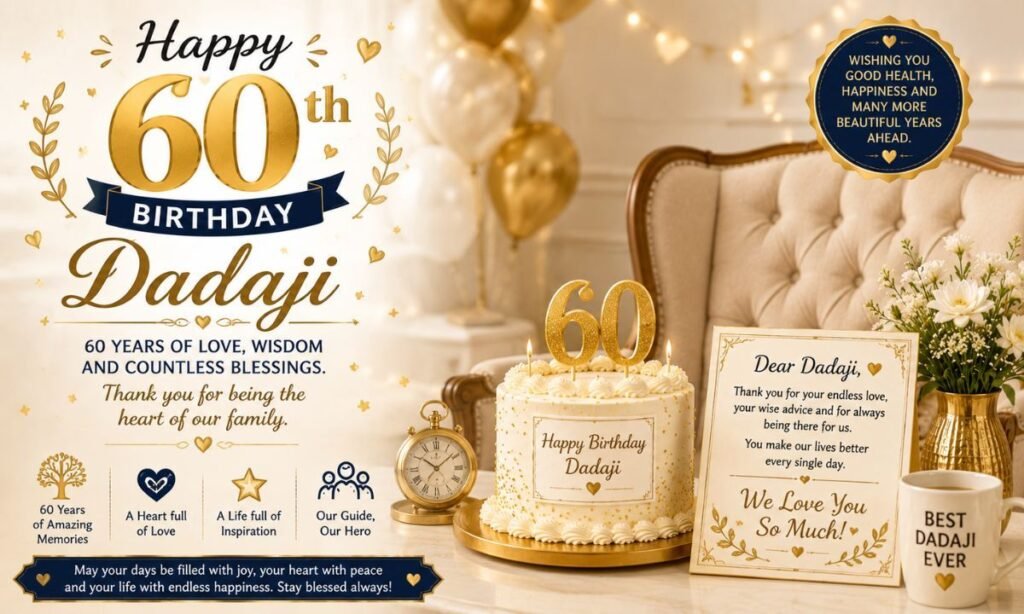 60th birthday wishes for grandfather