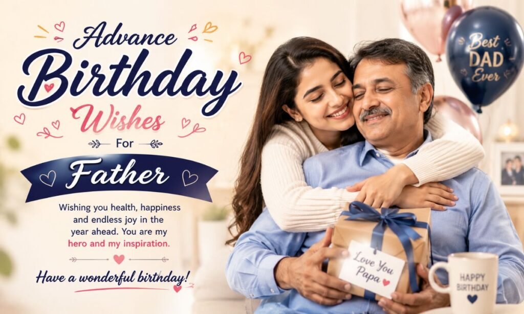 Advance Birthday Wishes For father