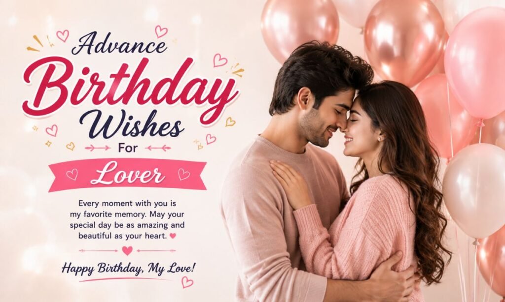 Advance Birthday Wishes For lover