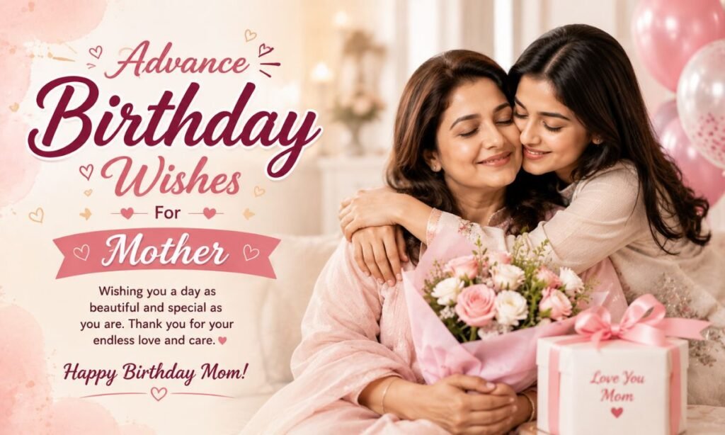 Advance Birthday Wishes For mother