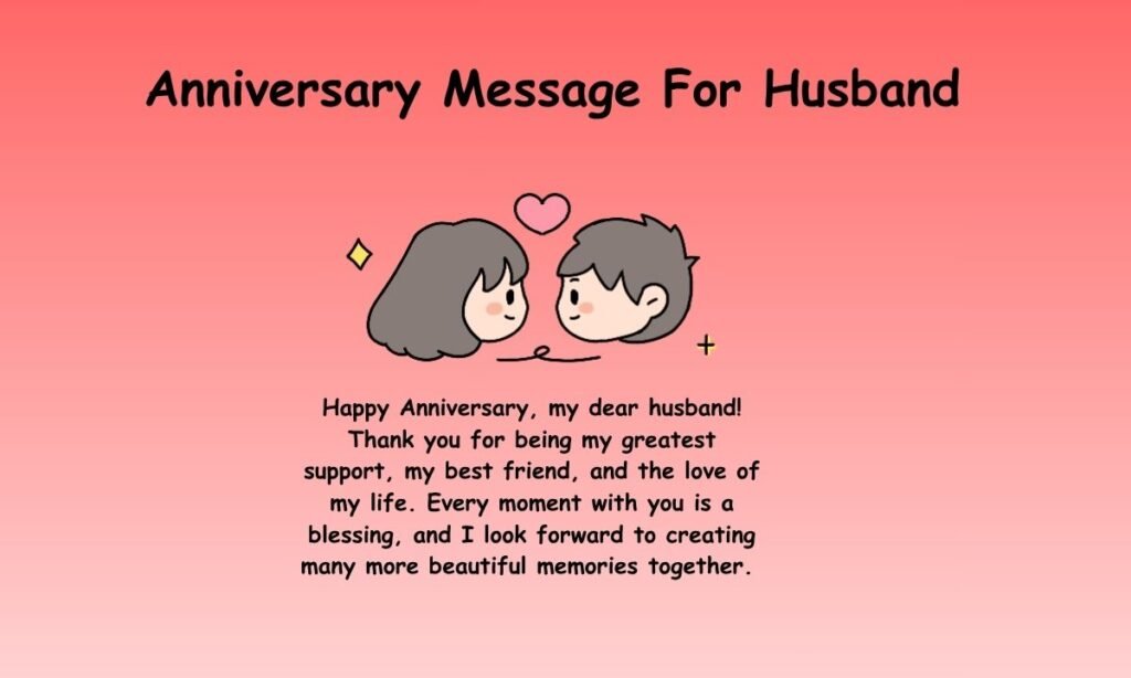 Anniversary Message For Husband