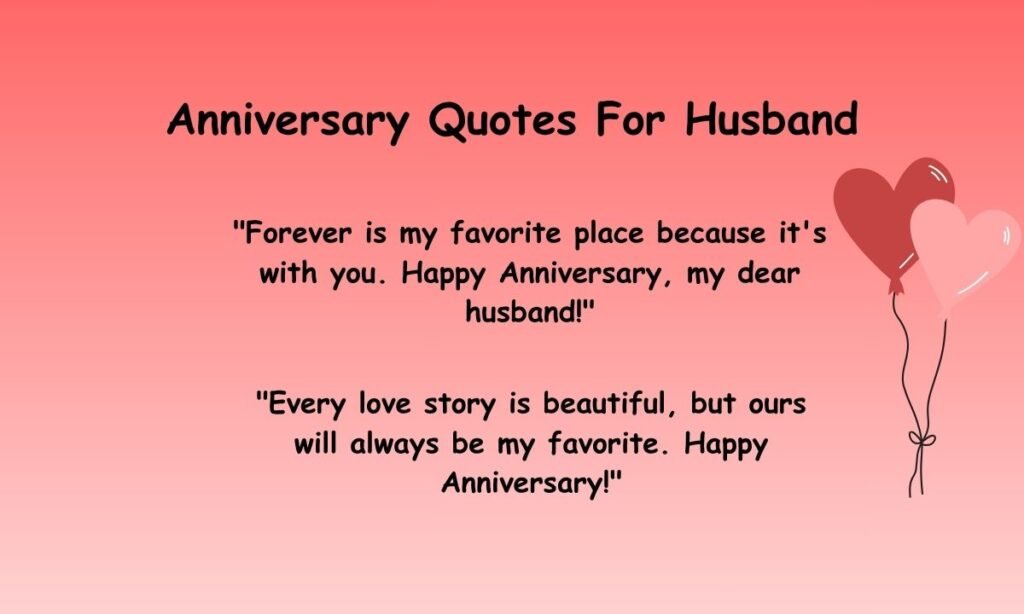 Anniversary Quotes For Husband