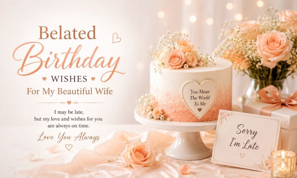 Belated Birthday Wishes For Wife