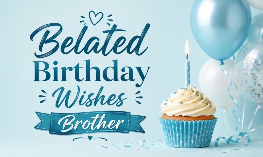 Belated birthday wishes for brother