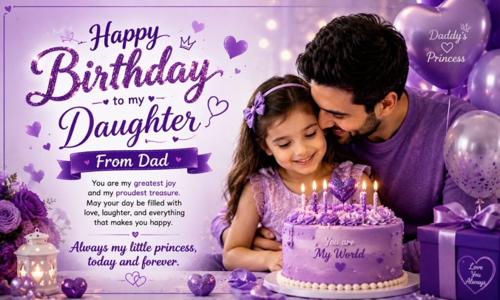 Birthday Wishes For Daughter from dad 