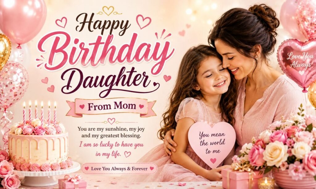 Birthday Wishes For Daughter from mom 