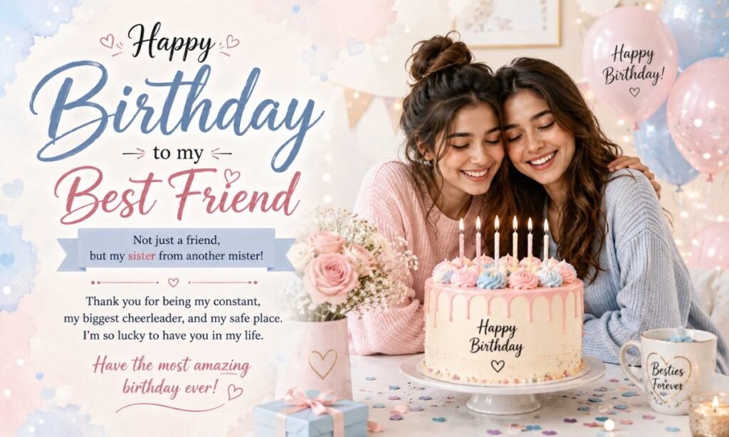Birthday Wishes for Best Friend Girl
