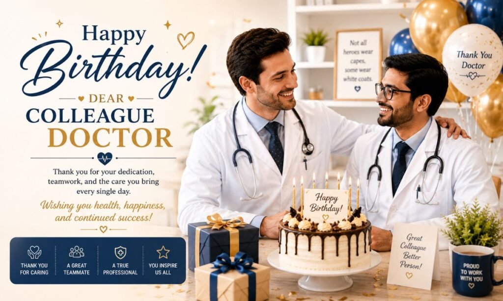 Birthday Wishes for Colleague Doctor