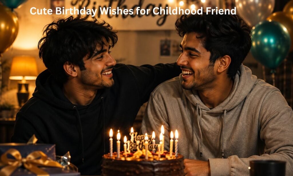 Birthday wish for childhood friend