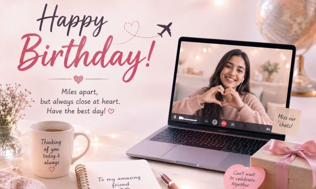 Birthday wish for long distance friend