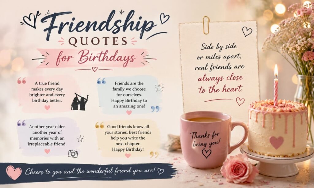 Birthday wish quotes for friend