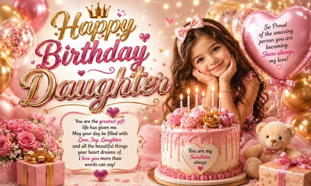 Birthday wishes for daughter