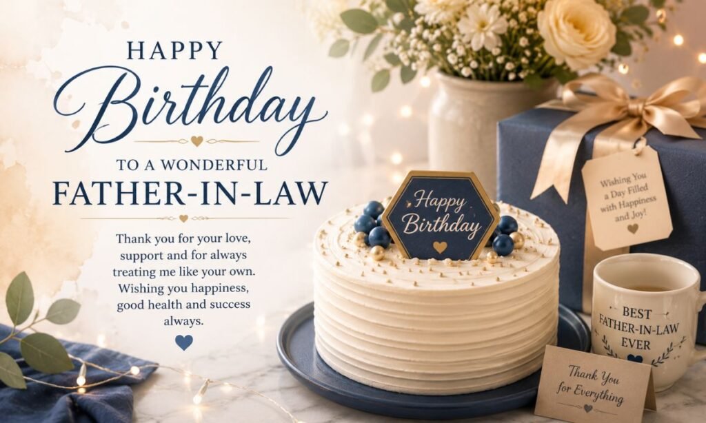 Birthday wishes for father in law