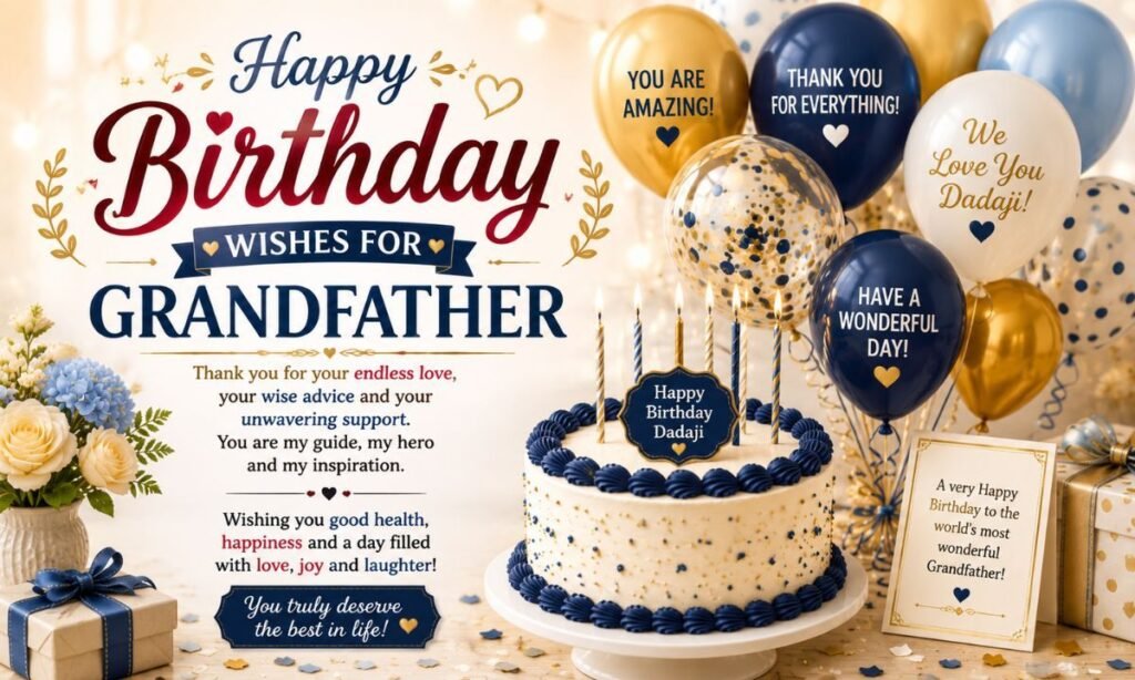 Birthday wishes for grandfather
