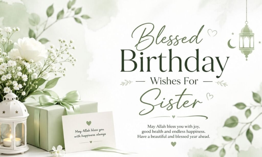 Blessed Birthday Wishes For Sister