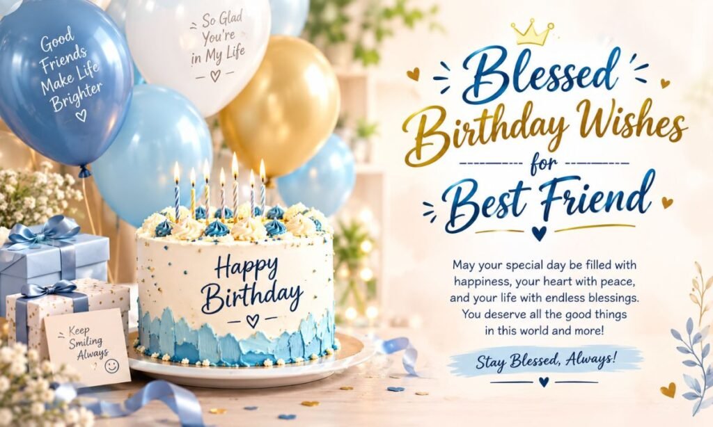 Blessed Birthday Wishes for Best Friend