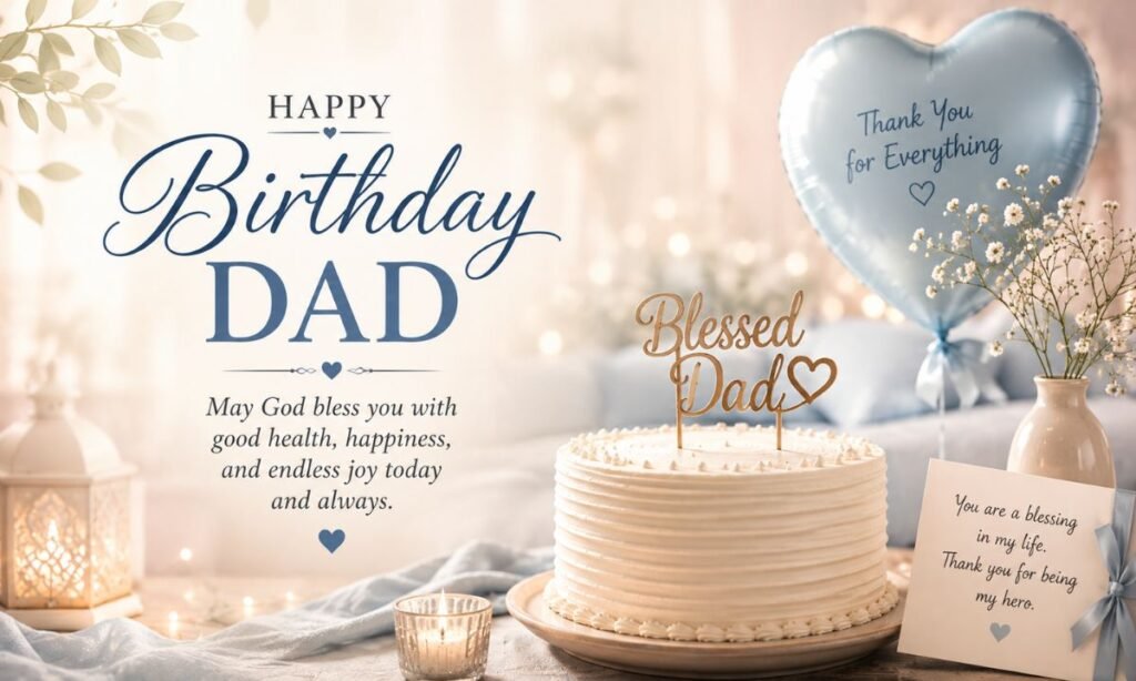 Blessed Birthday wishes to father