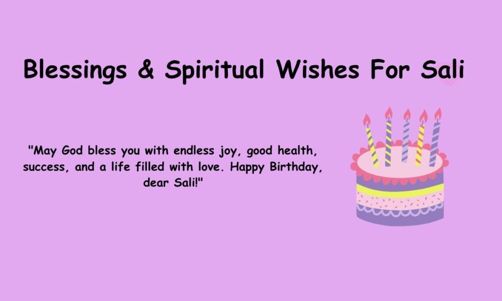 Blessings & Spiritual Wishes For Sali