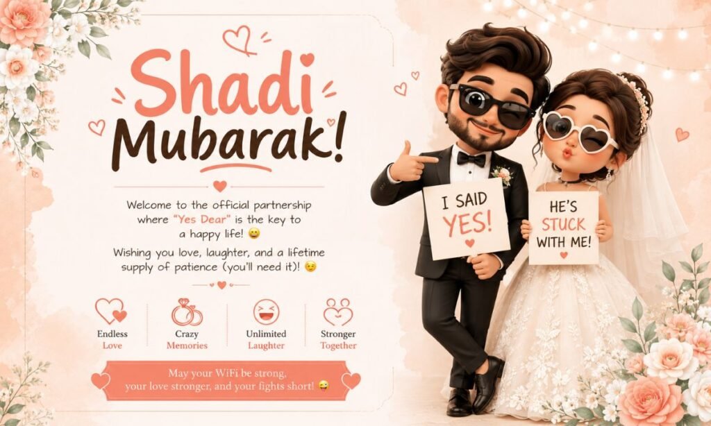 Funny shadi mubarak wishes