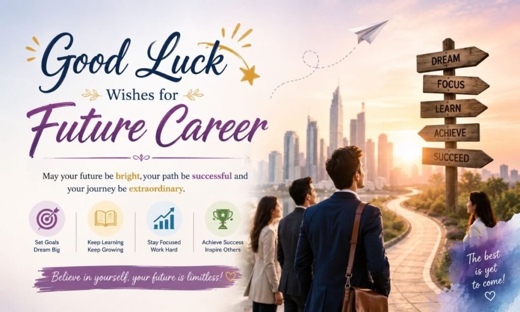 Good Luck Wishes for Future Career