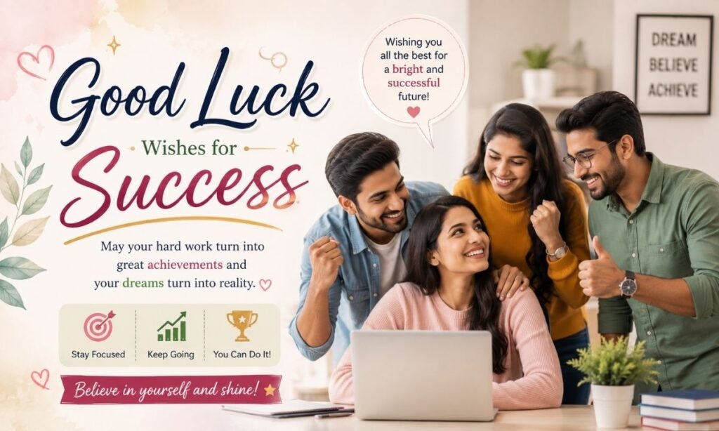 Good Luck Wishes for Success