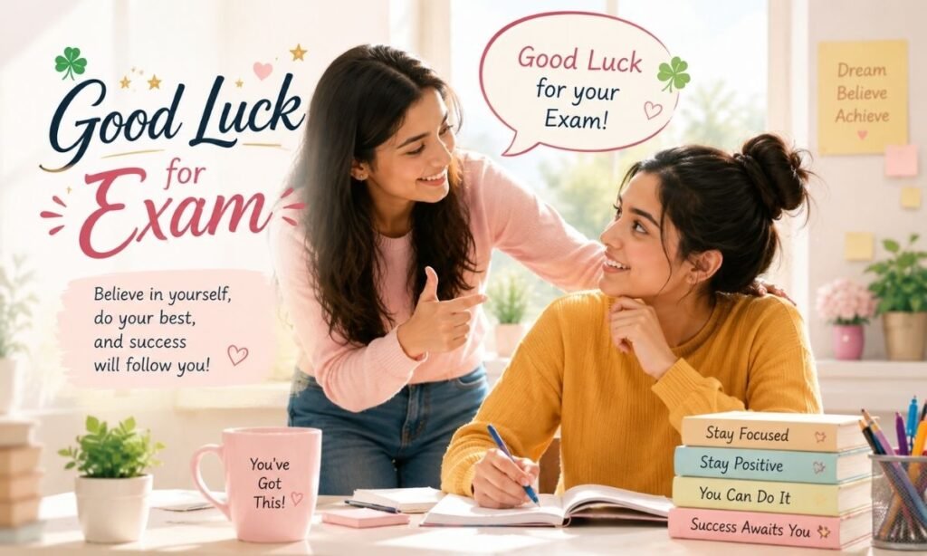 Good Luck for Exam