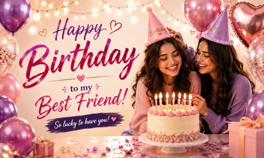 Heart touching Birthday wishes for friend