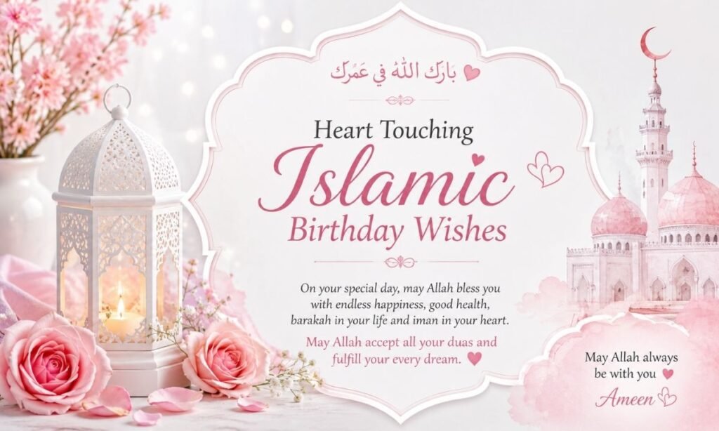 Heart touching Islamic Birthday Wishes