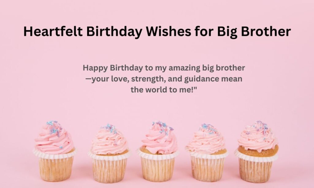 Heartfelt Birthday Wishes for Big Brother