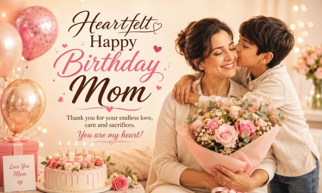 Heartfelt birthday wishes for mom