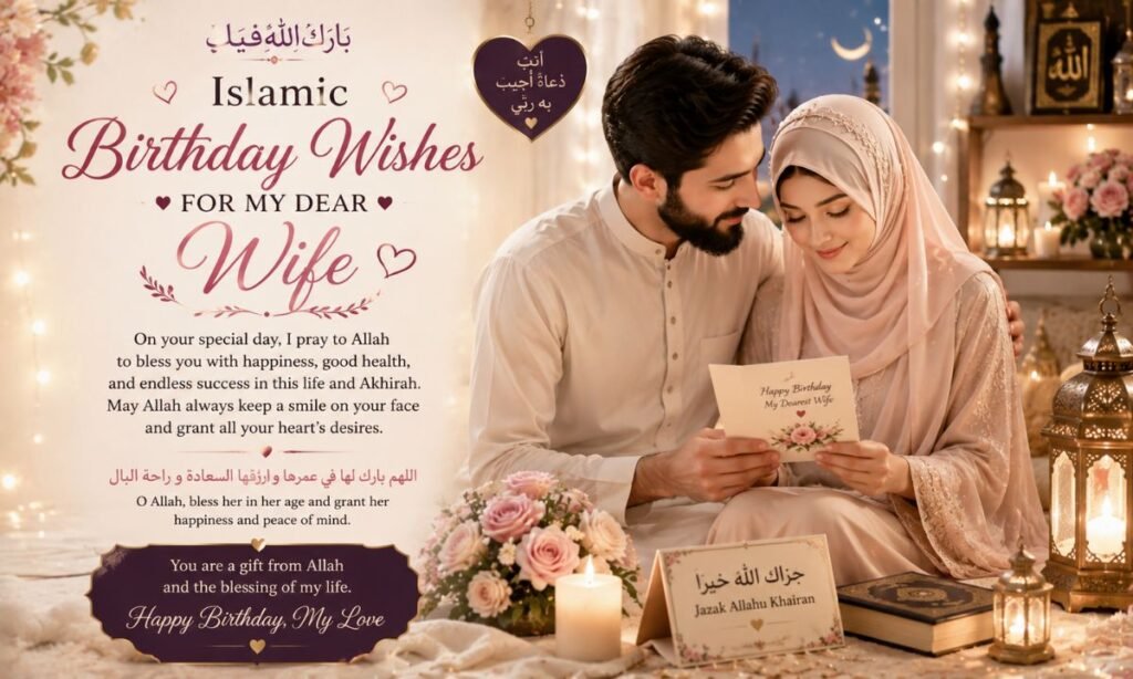 Islamic Birthday Wishes For Wife