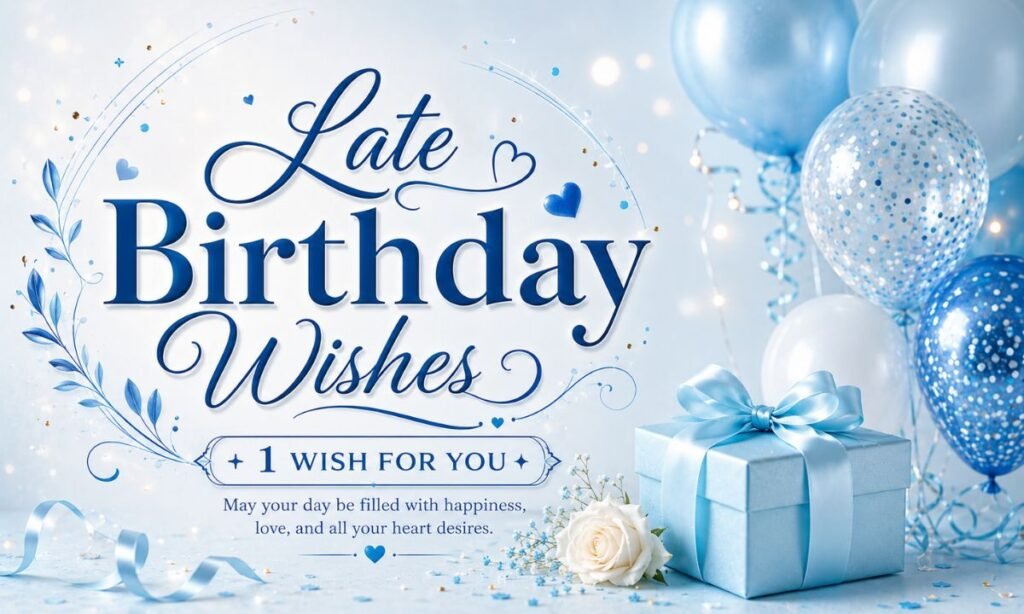 Late birthday wishes