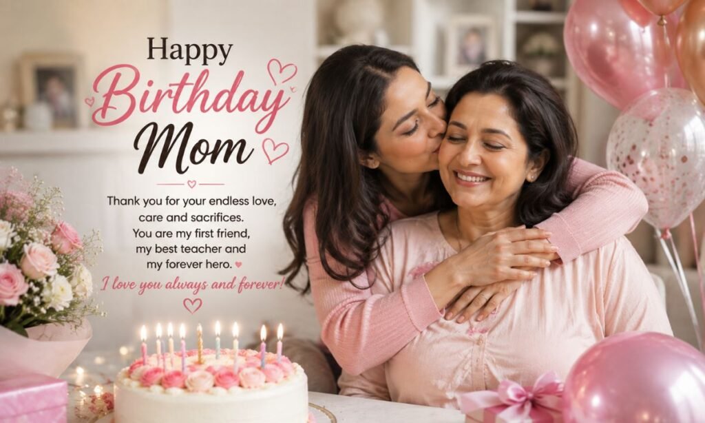 Loving Birthday Wishes from Daughter to Mom