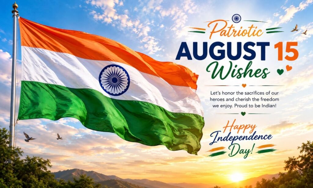 Patriotic August 15 Wishes