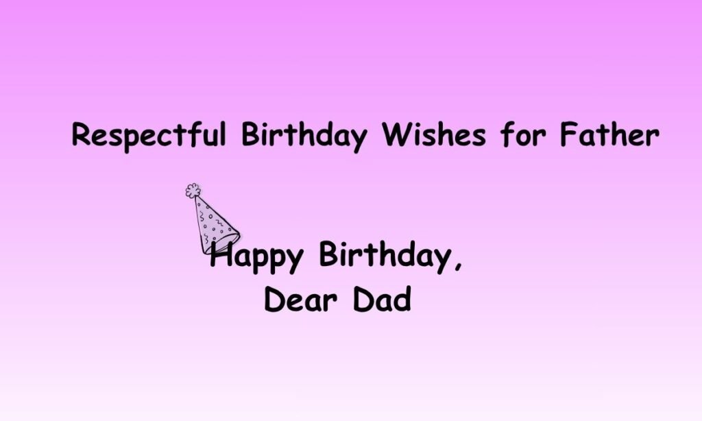 Birthday Wishes for Father